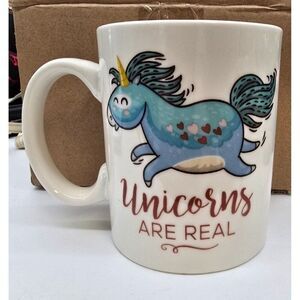 Unicorns Are Real Coffee Mug By P. Graham Dunn Set of 4 mugs